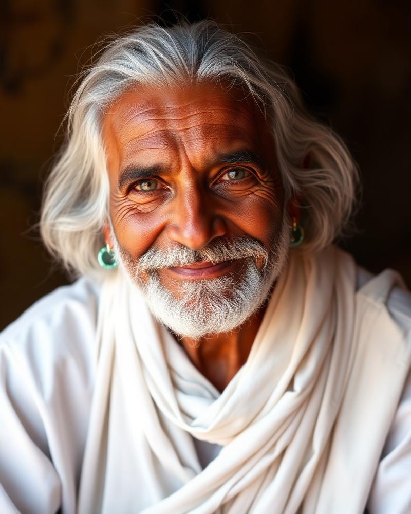 Portrait of Acharya Devendra, Philosophy · Meditation yoga teacher